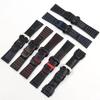 28mm Echtes Leder Schwarz Weiß Orange Rot Blau Nähte Armband Uhrenarmband Schlaufen Für SevenFriday Armband P1 P2 P3 Serie Schnalle