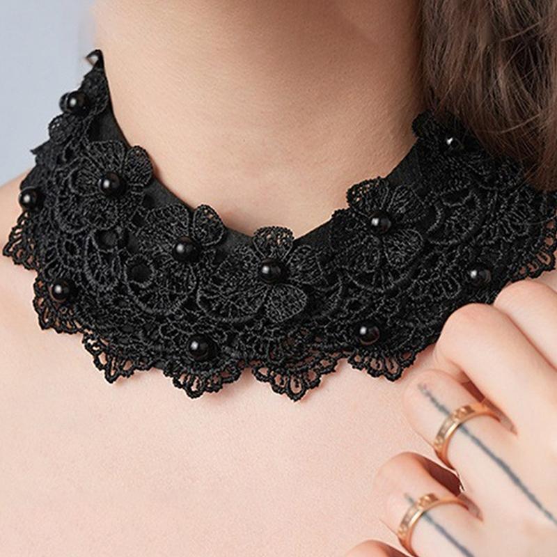 

Жемчужные бусины кружева отделка воротник ленты женское ожерелье свадебные украшения для одежды платье бусины воротник свадебные украшения