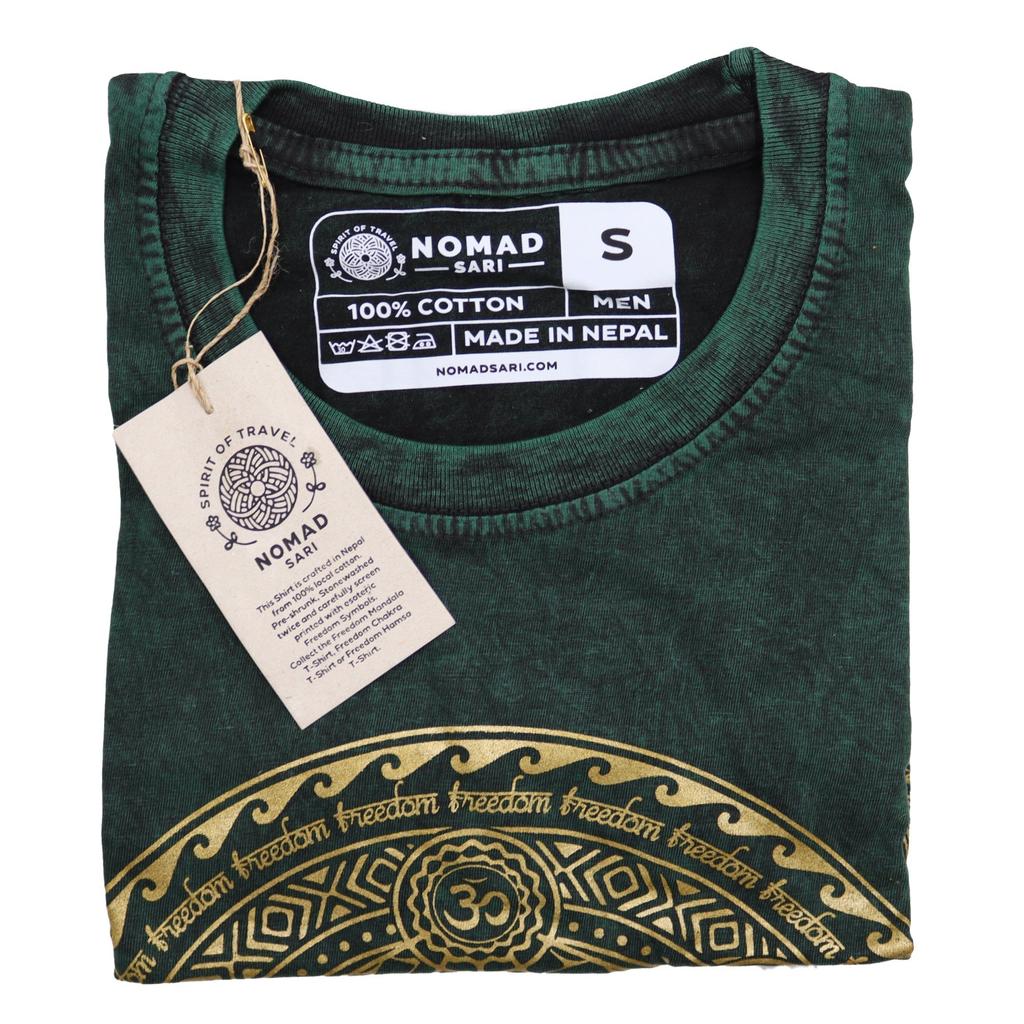 T-Shirt Stone Washed Chakra Green Small