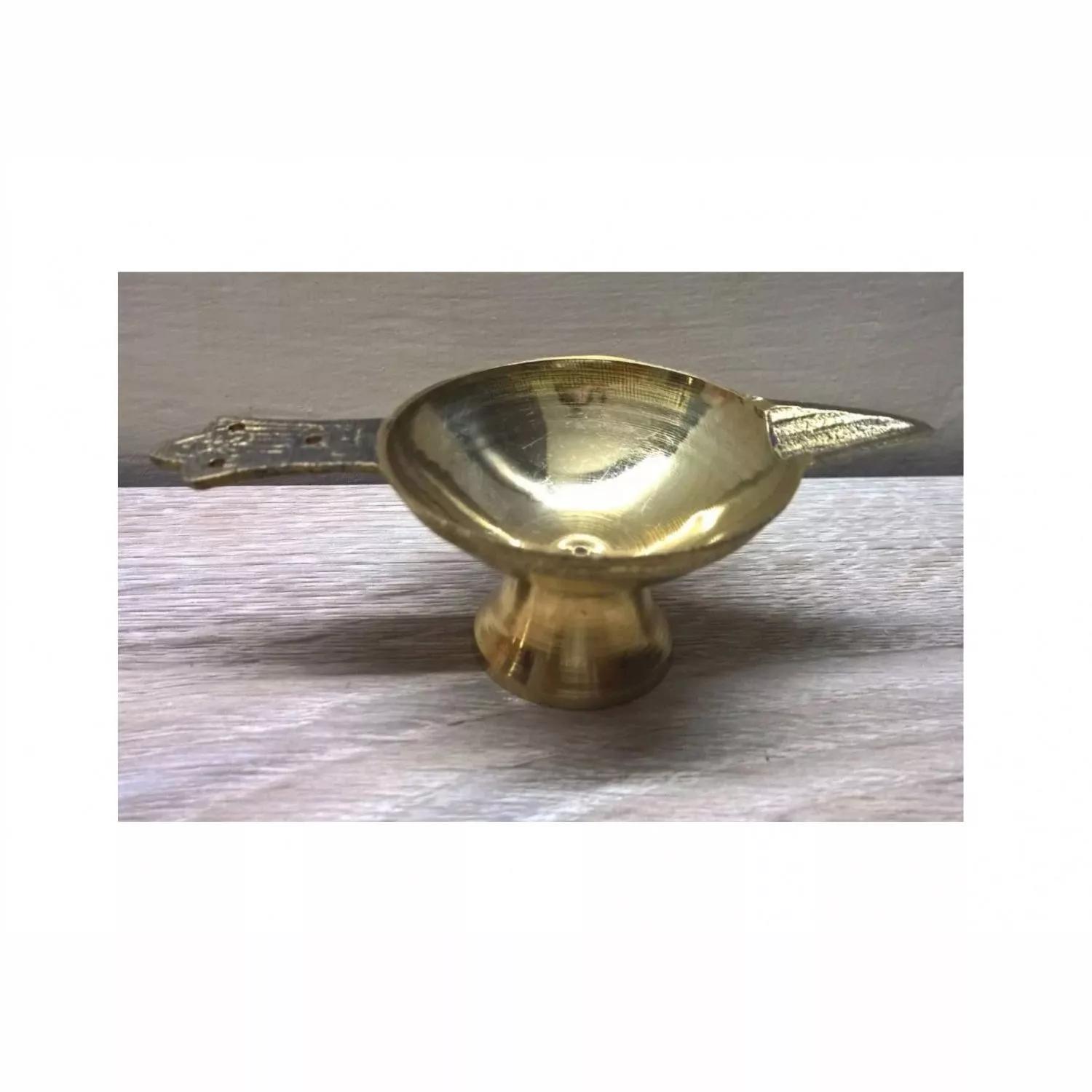 Дипак (Дия) из Латуни, Brass Deepak (Diya) Stand, Kalyan Puja