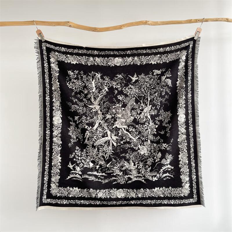 Women s Vintage Ethnic Tassel Scarf & Shawl 130x130cm