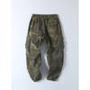 American Outdoor Loose Easiest for Match Three-Dimensional Large Pocket Camouflage Cargo Pants Spring & Fall Men Retro Distressed Casual Pants