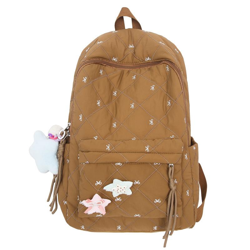 Schoolbag schoolbag junior high school girls college students high school students original niche large capacity new backpack computer travel backpack