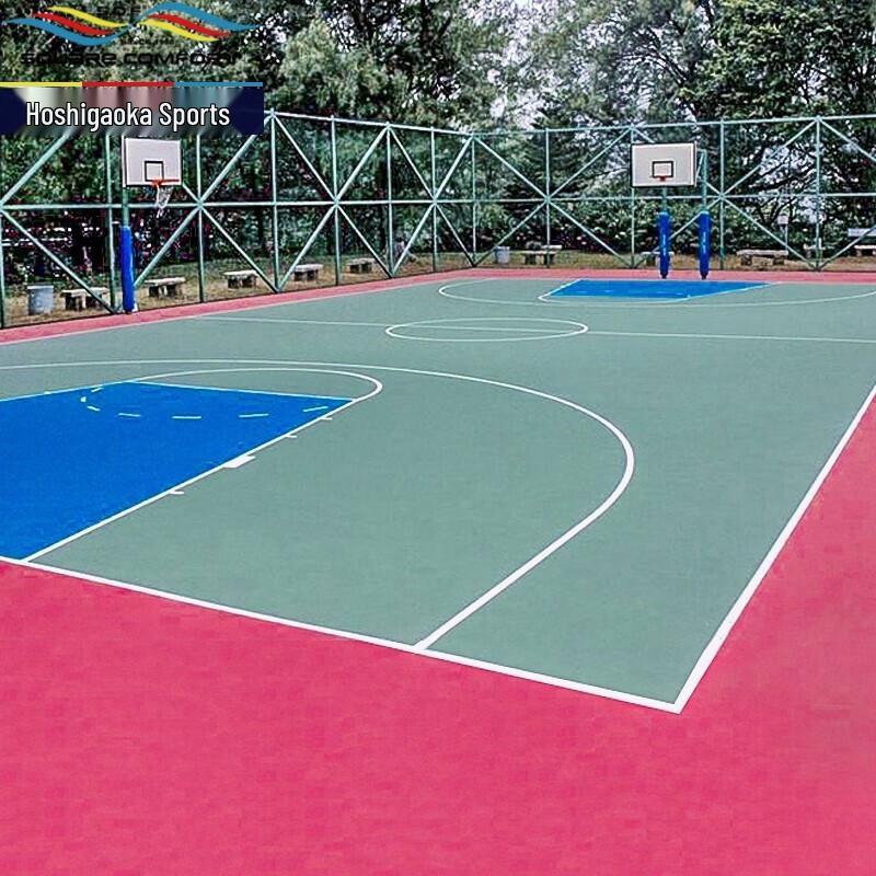 

Outdoor Sports Court Silicone PU Flooring Material