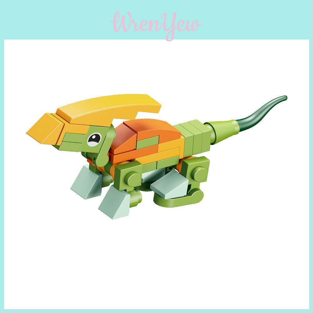 Dinosaur World Collectible Building Blocks With Interlocking Pieces For Children