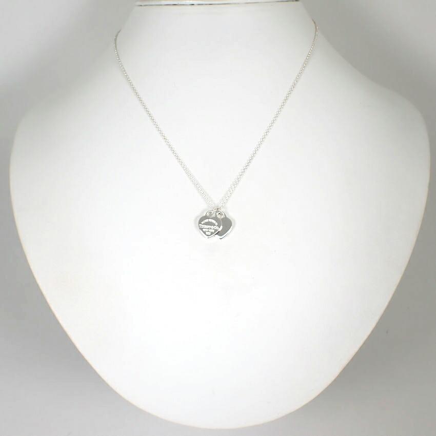 [Pre-owned] TIFFANY 925 Return To Tiffany Double Heart Tag Pendant/j62-10
