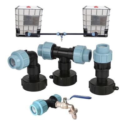 Conector de tubería de tanque de agua IBC, adaptador de manguera para césped y jardín, herramienta de ajuste de grifo para el hogar