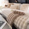 Thicken Imitation Rabbit Fur Plush Sofa Slipcover Non-Slip Soft Sofa Towel Couch Cushion Cover For Living Room Modern Home Decor