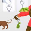 Hundekotbeutelhalter, Haustierkot-Träger-Clip, freihändiger Hundeleinenspender, Outdoor-Spaziergang, Welpenkotbeutel-Clip, einfach zu tragen