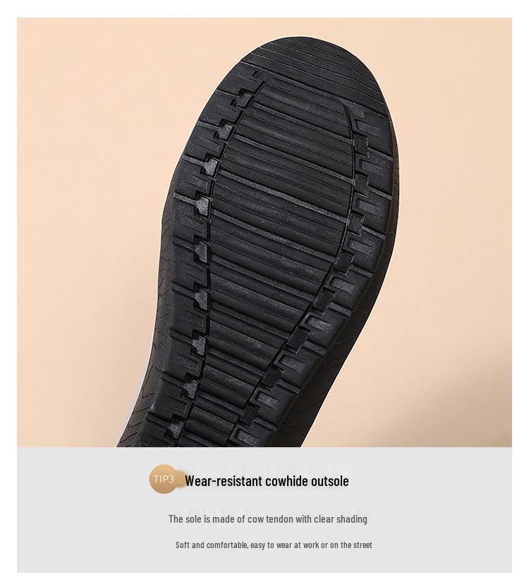 2024 Frühling & Herbst Damen Casual Flache Krankenschwestern-Loafer mit Sehnensohle
