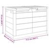 VidaXL Outdoor Cushion Box Anthracite 77,5x44,5x53 Cm PP, Cushion Container, Garden Cushion Box, Box, 366602
