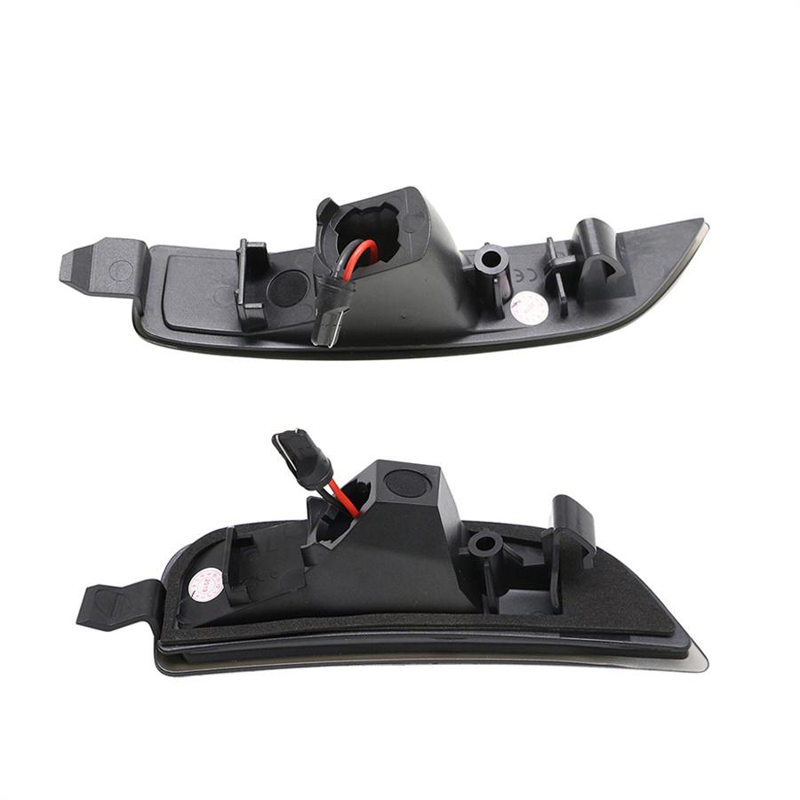 4Pcs Car Front Amber+Rear Red LED Side Marker Light For Mazda Miata Mx-5 2016-Up