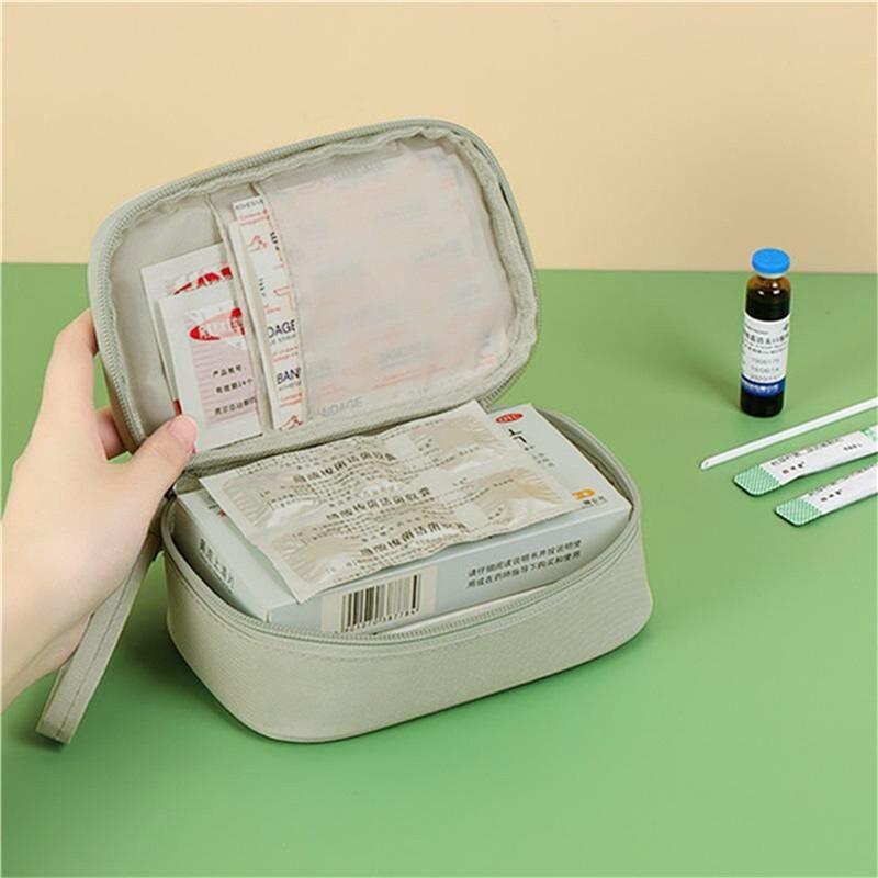 Lightweight Small Medical First Aid Kit Empty Medical Storage Pouch for Home Outdoor Travel Camping Hiking