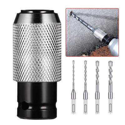 1pc Electric Drill Wrench To Electric Hammer Conversion Convert Adapter Carbon Steel Power Tool Accessories