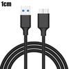 Type A Male To Micro B Fast Data Sync Cord 100W USB 3.0 High-speed Data Transfer Cables for Samsung Hard Disk HDD SSD Sata Cable