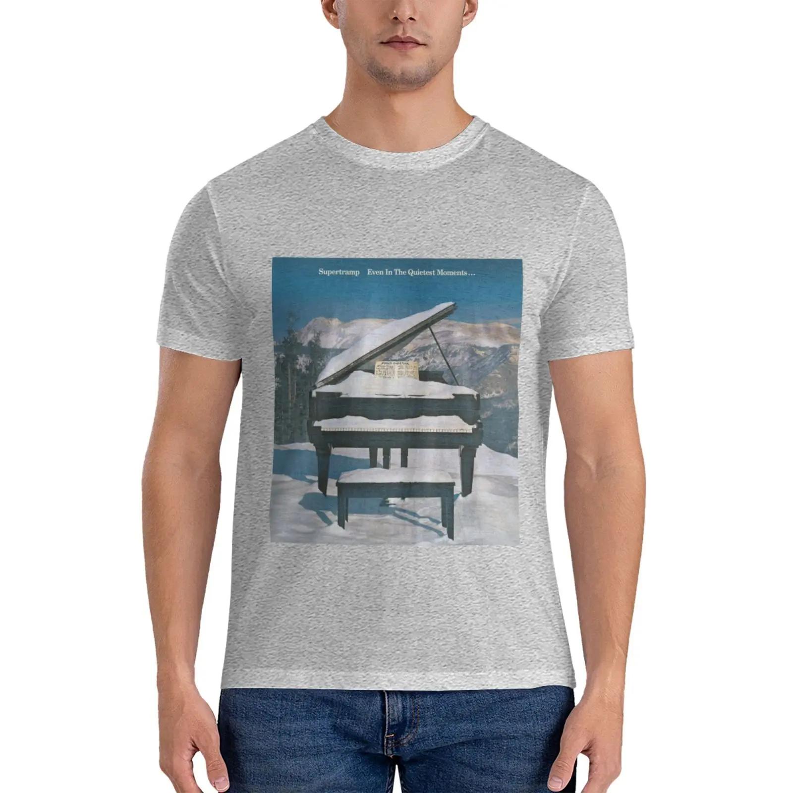 Supertramp Even in the Quietest Moments Active TShirt mens funny t shirts oversized t shirt men S