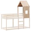 VidaXL Toit de lit pour enfants 60x89x134,5 cm bois de pin massif, toit de lit, baldaquin de lit pour enfant, toit pour lit 846885