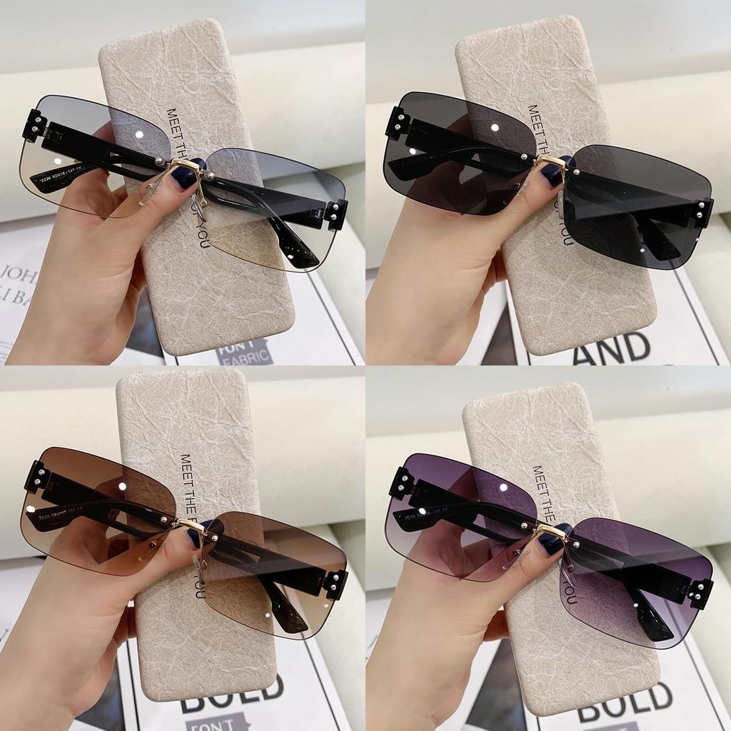Fashion Square Frame Sunglasses Female Uv385 Protection Polarizedfree Tidal Look