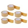 5PCS Kraft Paper Tape Good Toughness Self Adhesive Degradable Environmental Friendly Gummed Packing