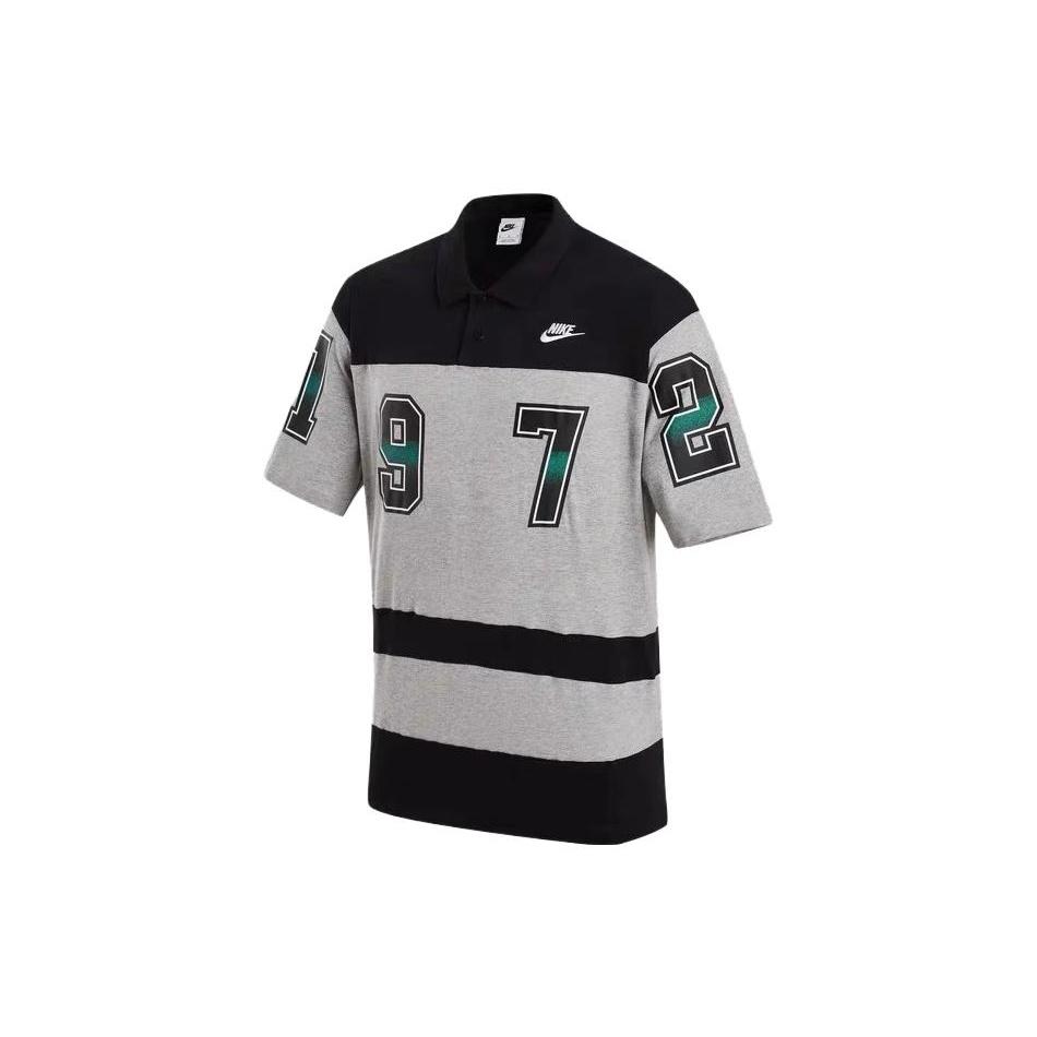 Nike NSW GCEL Polo Shirt  Black Grey  Men s FQ9582-063 XL