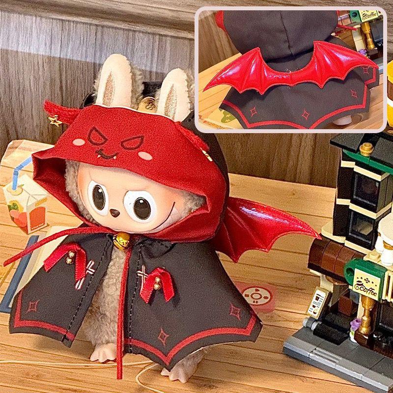 LABUBU Doll Clothes Halloween Cosplay Clothes Doll Clothes Plush Fabric Clothing