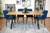 KARA chair - navy blue velvet x 2