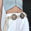 Western Retro Ethnic Waist Chain: Versatile Korean Style Woven Jeans Belt