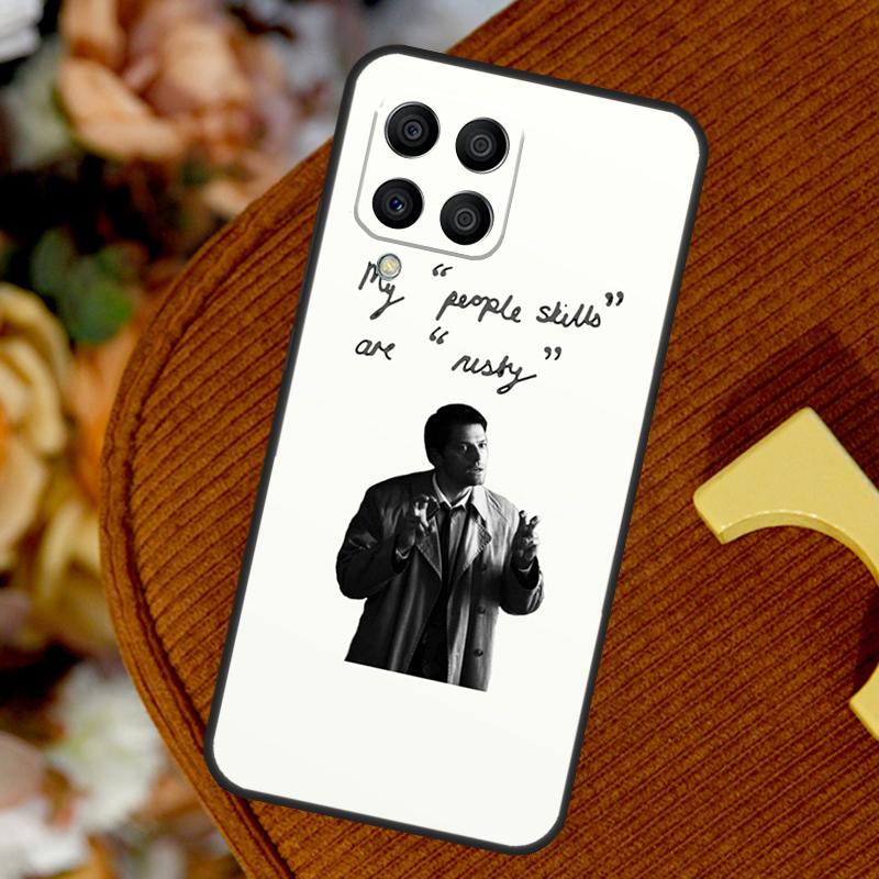 Angel Castiel Supernatural For Samsung Galaxy M33 M53 M13 M20 M11 M31 M51 M15 M55 M12 M32 M52 M14 M34 M54 M30s Case