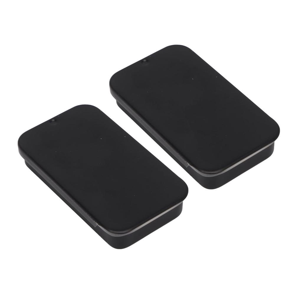 2pcs Alcohol Stove Windproof Mini Portable Camping Stove for Picnic BBQ Camp Hiking Black