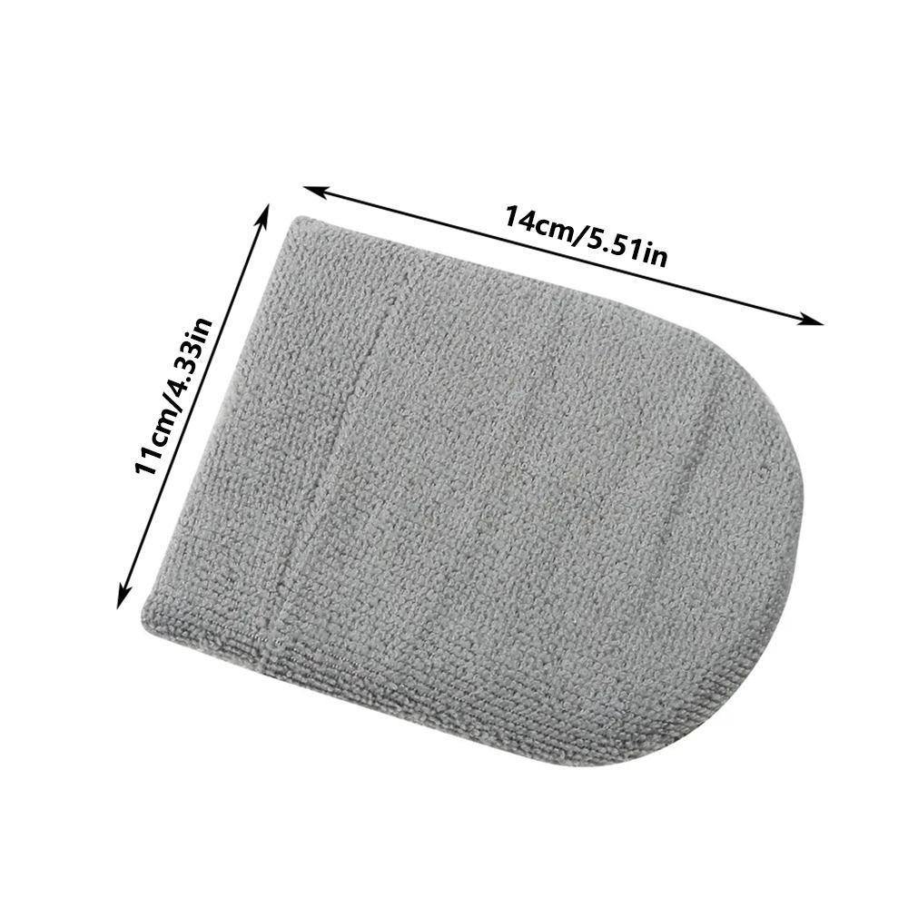 2 PCS Microfiber Car Polishing Sponge U Shape Car Wax Applicator Mitts  Car Detailing Care Tool