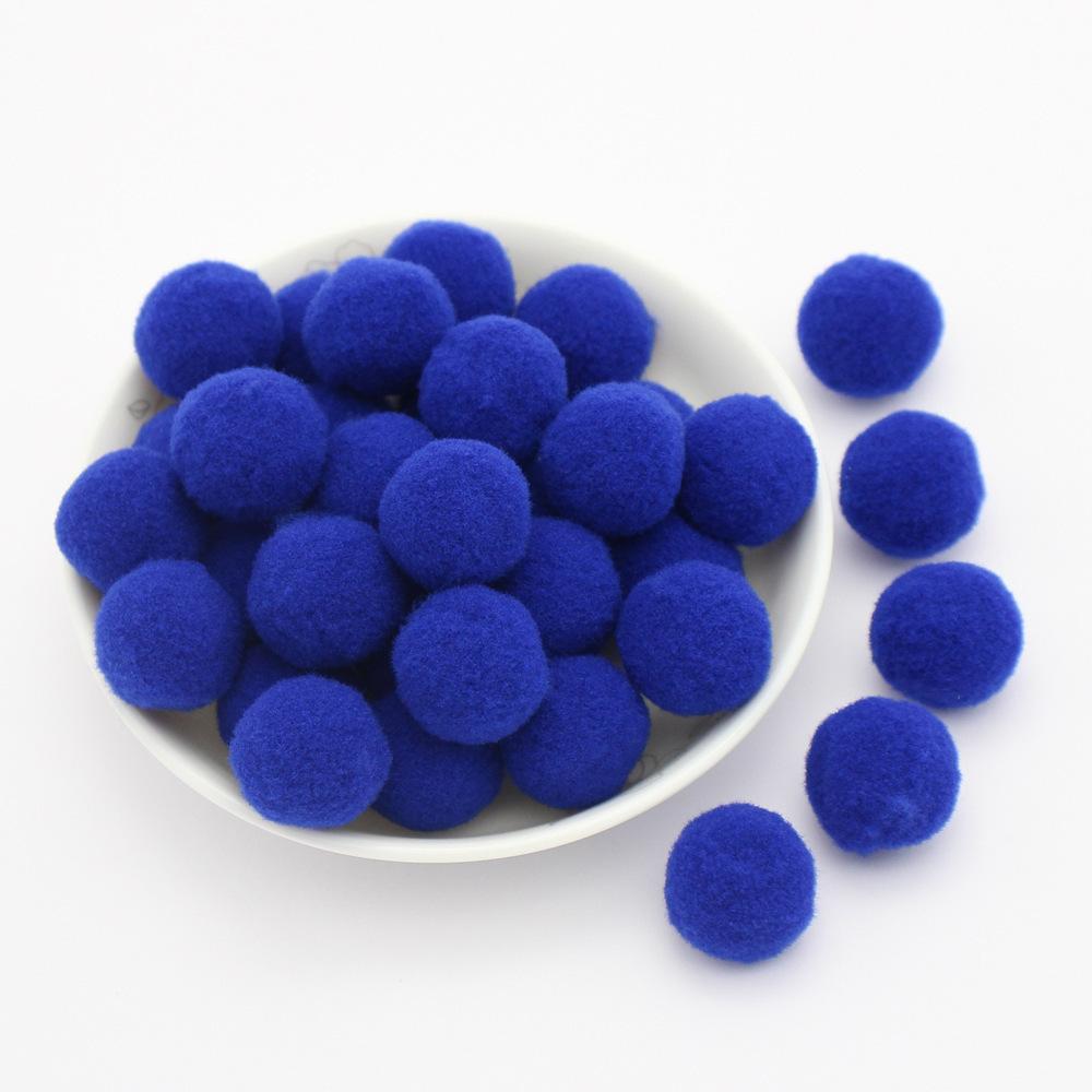 Colored Pompoms 81015202530Mm High Elasticity Soft Diy Pom Poms Fuzz Ball Pompom For Crafts Wedding Decor Kid Creative Toy