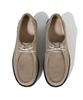 Firenze Atelier [Vibram] Bold Shape 4.7Cm Suede Mock Shoes 9009-Qs [Ash Beige]