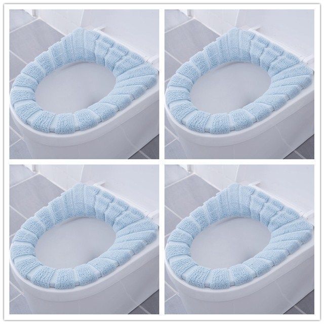 

Вязаная подушка для сиденья унитаза, крышка для унитаза, подушка для сиденья унитаза в виде тыквы, утолщенное моющееся вязаное сиденье для унитаза, крышка для унитаза Pack of 1