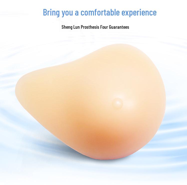2023 Tropfenförmige gerippte Silikon-Brustform nach Mastektomie