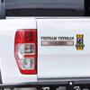 Metal Car Emblem for Veterans Veteran Emblem, Gulf War Service Badge Truck SUV, Military Rustproof Auto Decal Bumper Tailgate, 1990-1991 Heavy