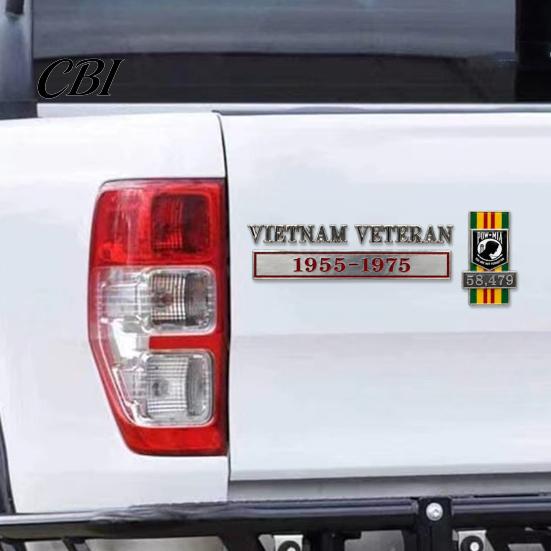 Metal Car Emblem for Veterans Veteran Emblem, Gulf War Service Badge Truck SUV, Military Rustproof Auto Decal Bumper Tailgate, 1990-1991 Heavy
