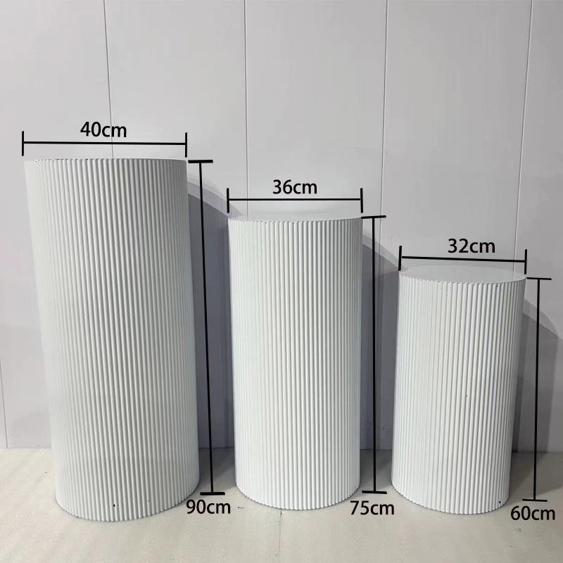 Cylindryczny Stół Weselny na Desery Stojak na Tort Wystawa na Imprezy