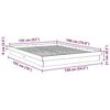 VidaXL Bed Frames Without Mattress 135x190 Cm Solid Oak Wood 3315736