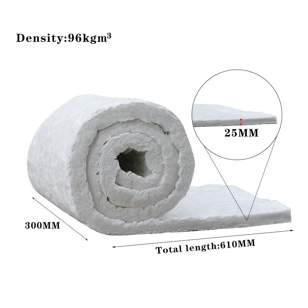 High Temperature Ceramic Fiber Blanket, 1260°C(2300°F) Fireproof Refractory Insulation Blanket