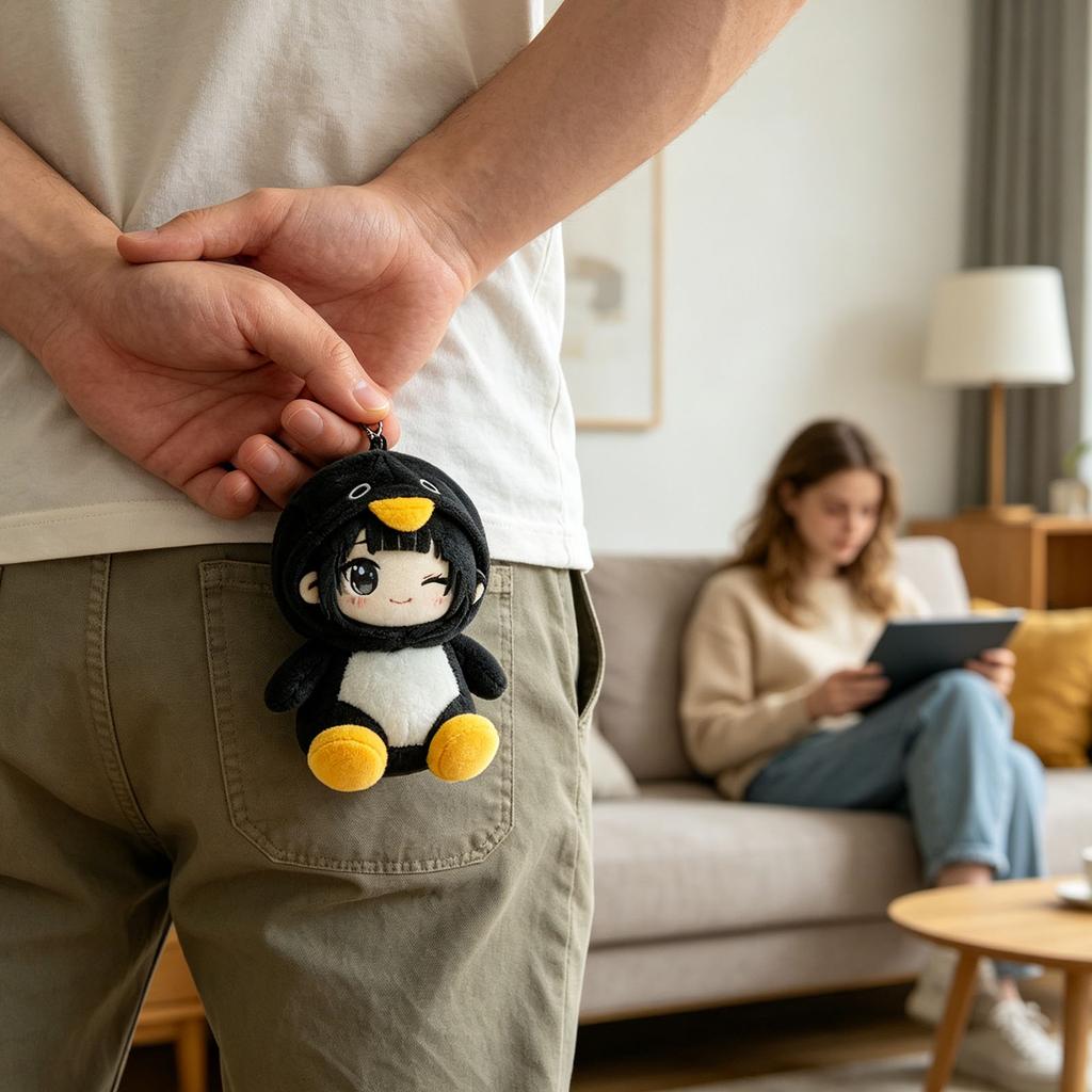 Plush Stuffed Animal Toy Soft Penguin Doll Huggable Figure for Kids and Adults Cuddly Plushie Collectible for Home Office Decor
