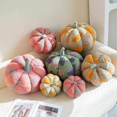 20/30/40cm Simulation Funny Halloween Pumpkin Plush Toys Lovely Soft Plant Stuffed Doll Holidays Props Decor Throw Pillow
