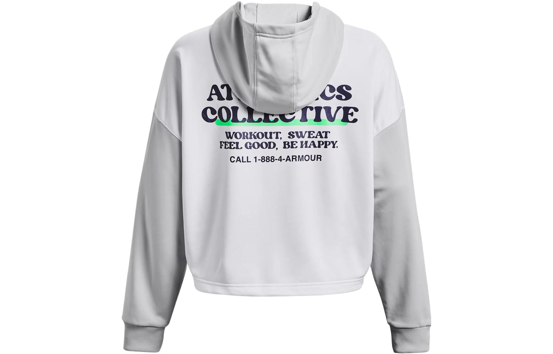 Under Armour Sweatshirts Women s White Hooded Moderate Regular 1374529-100 S
