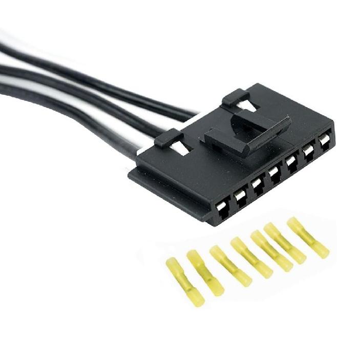 FAERSI 89019100 HVAC Fan Blower Motor Resistor Kit With Harness Replacement For 2002-2009 Chevy Trailblazer GMC Envoy, 2004-2007 Buick Rainier,