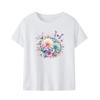 Beautiful Flowers Clothes Sticker For Girl Woman T-Shirt New Heat Transfer Garment Accessory Washable Diy Patch For Clothing