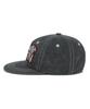 BROWNBREATH Washing Graffiti Logo Cap - Charcoal