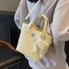 Koreańska wersja popularnej prostej wysokiej jakości koreańskiej przenośnej torby-wiadra modna wszechstronna styl commuter miejski casualowa torba listonoszka damska