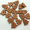 100PCS Wooden Buttons with Vintage Charm - 2 Holes Unfinished Surface Perfect for Handmade Crafts