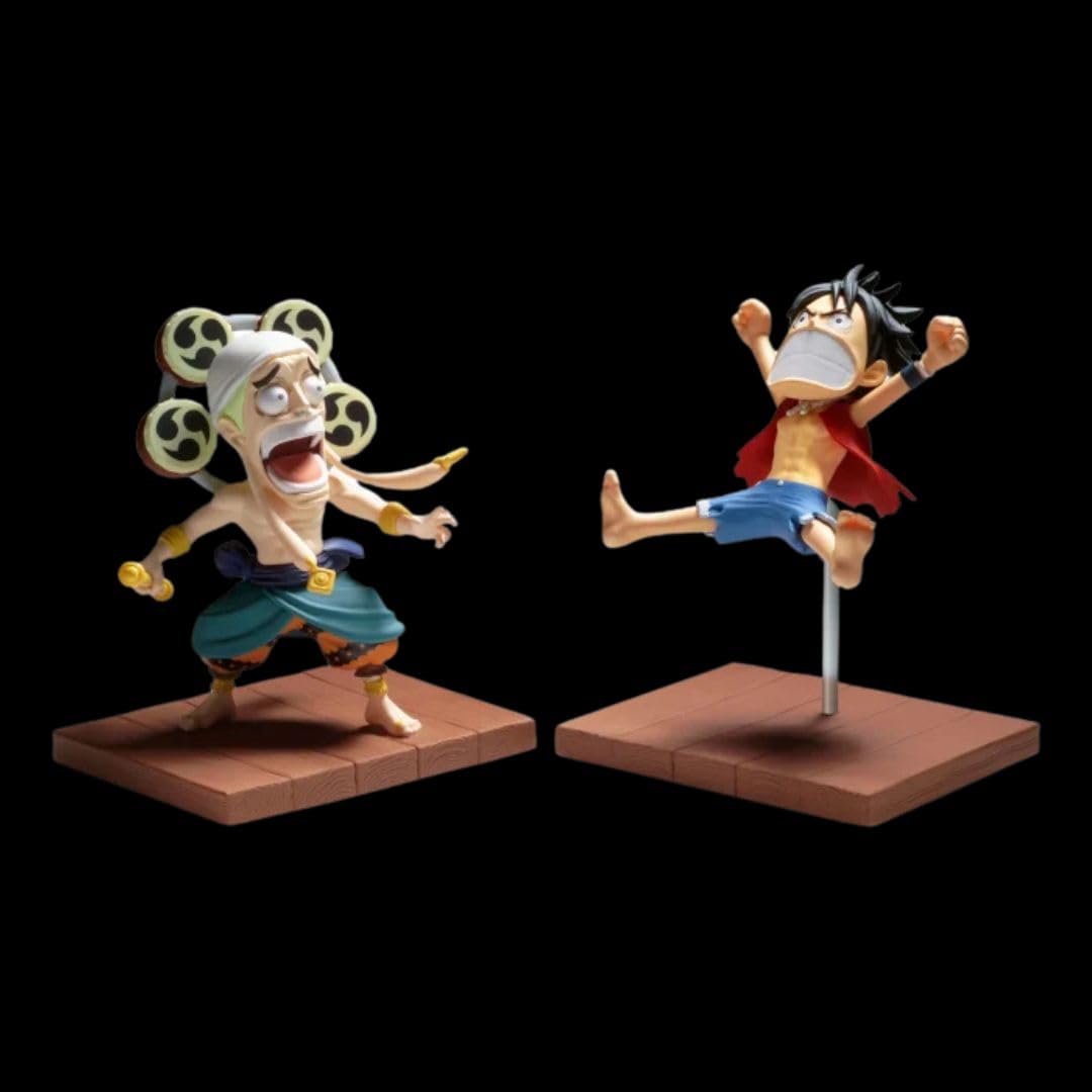 

World Collectable Figure Log Stories Luffy Официальный набор фигурок One*Piece - Monkey D. & Enel-