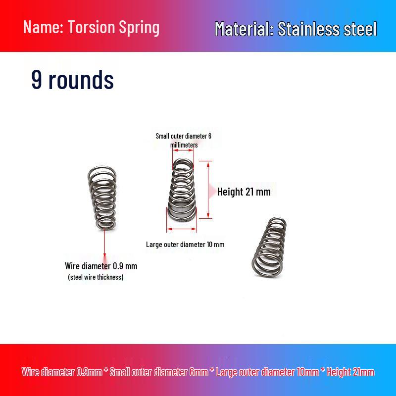 Stainless Steel Pagoda-Shaped Trapezoidal Compression Spring for Battery