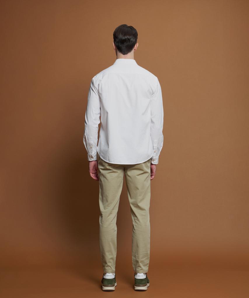 PANICALE Beige Drawstring Cotton Blend Twill Pants